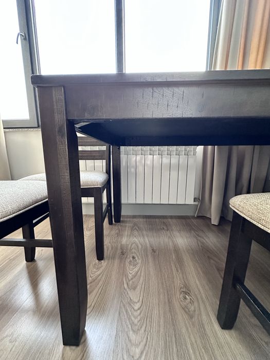 Стол+6 стула. ШПОН. Новый. Ashley