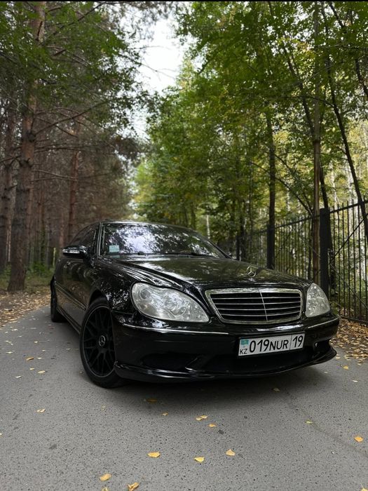 Бампер на мерседес 220 ресталинг