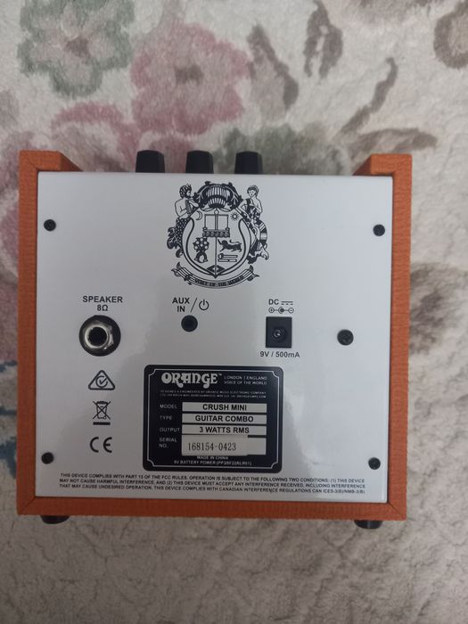 комбоусилитель orange crush mini