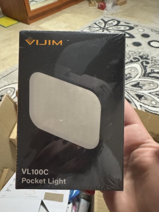 Разноцветна LED видео джобна лампа с температура за фотоапарати