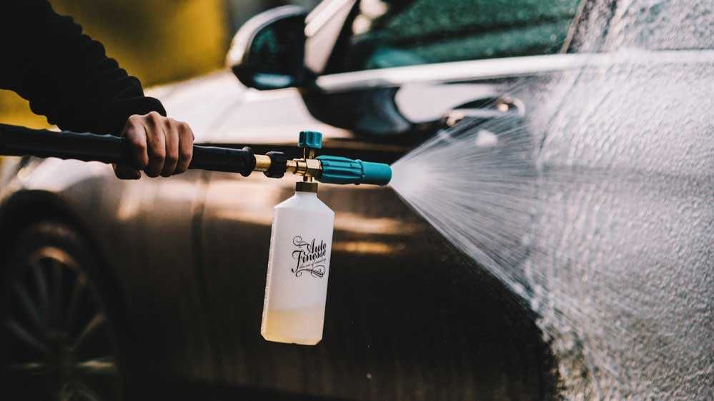 Bidonas Spumare Pistol Spuma Activa Lance Frisca Aparat Presiune Apa