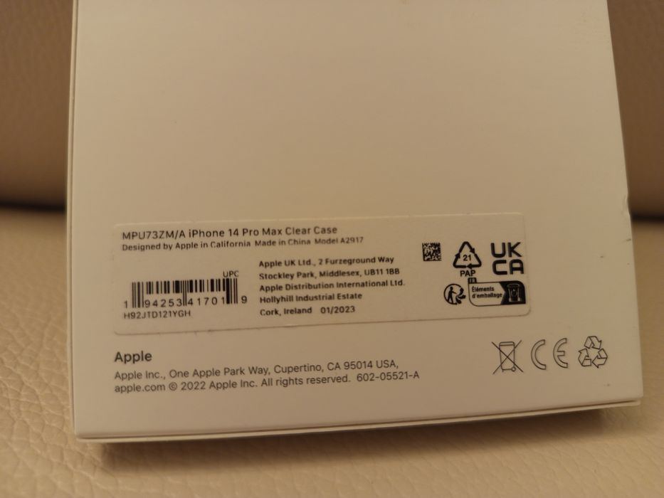 Husa carcasa originala Apple pentru iPhone 14 Pro Max