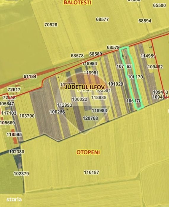 Teren intravilan Otopeni | Aeroport | vânzare integrală sau parcelată