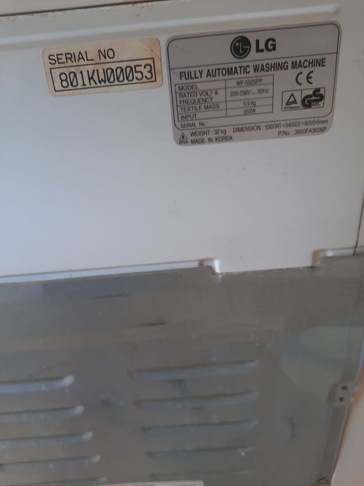 Masina de spalat LG, 350 W