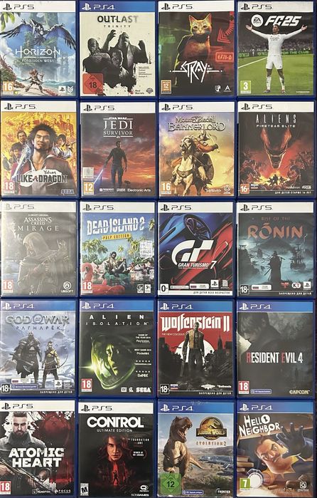Игры на дисках пс5 пс4