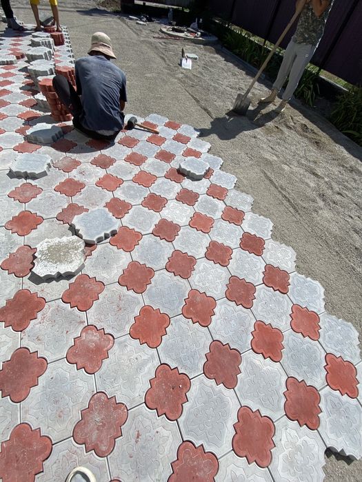 Укладка брусчатки