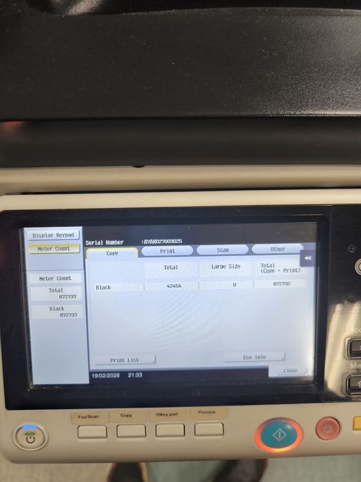 Konica Minolta bizhub 227 - Работеща