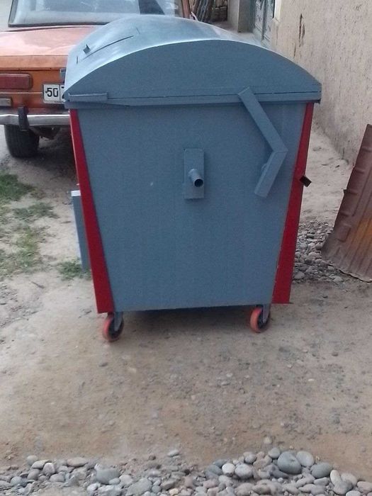 Мусорный контейнер 1,1 куб Урна 1-2-3 сексионный