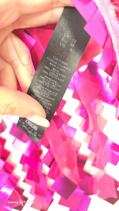 Top crop paiete Asos