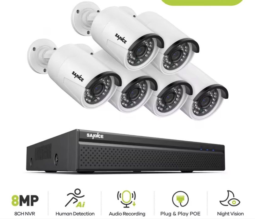 Vindem si Montam Camere Supraveghere Video KIT Complet 4/8/12 CAMERE
