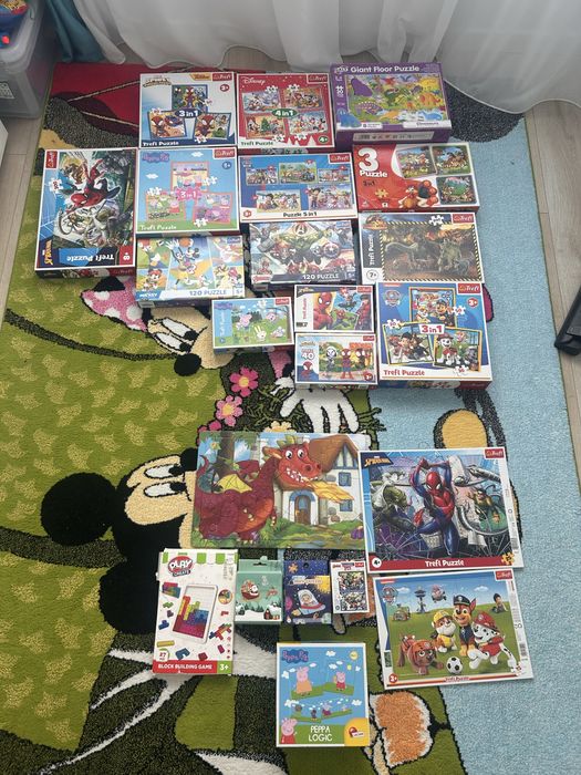 Lot puzzle copii
