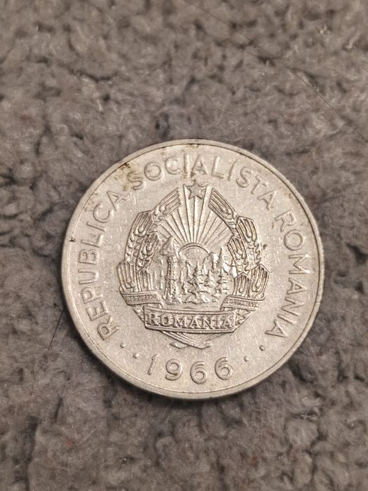 Moneda 1 leu anul 1966, in stare perfecta