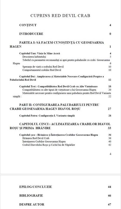 Crab Red Devil-Intretinere,Hranire,Habitat, eBook cu suport whatsapp