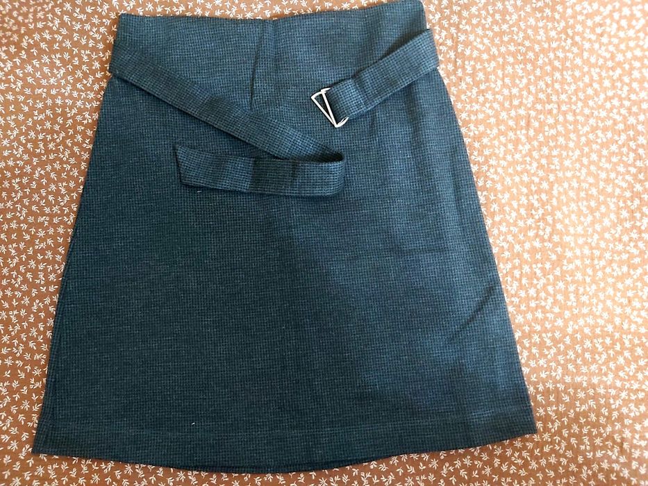 Юбка серого цвета