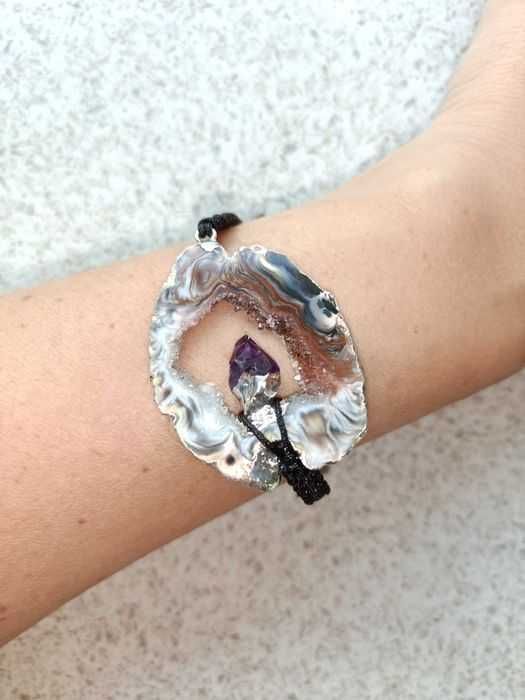 Brățară nouă felie de Quartz Brazilia
