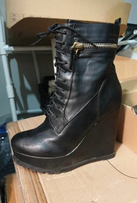 Сапоги женские демисезонные, б/у