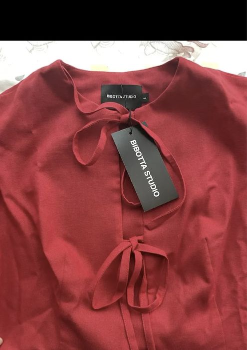 Блузка изо льна  бренд bibotta