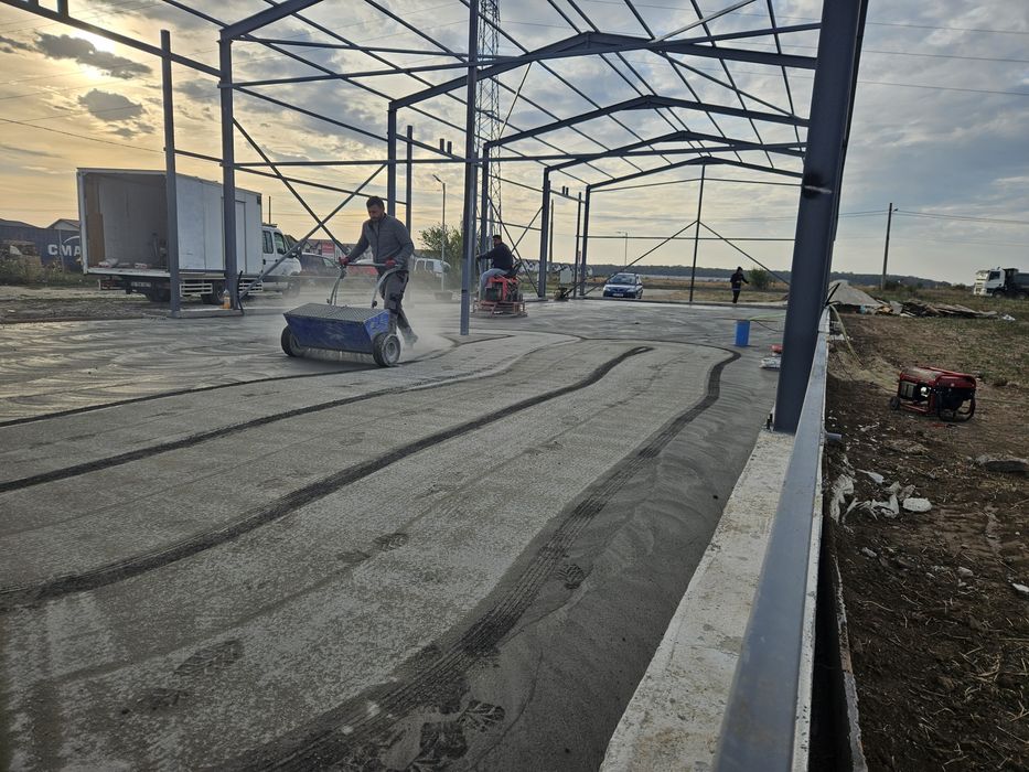 Turnari beton finisat mecanic elicopterizat