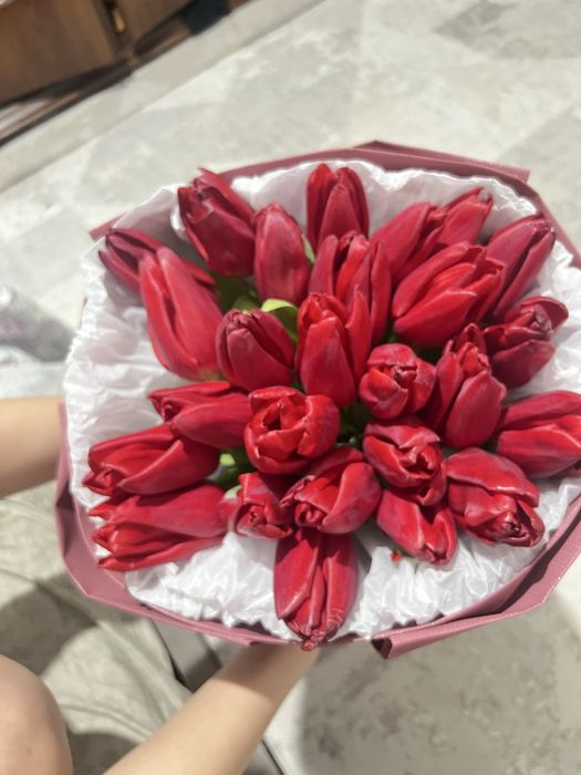 Букет из тюльпанов