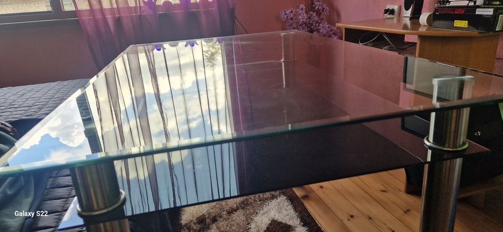 Стъклена маса  120/75/75