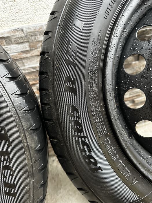 Jante 4x100 Dacia Logan 185/65 r15 cauciucuri vara 2024 Renault/Opel
