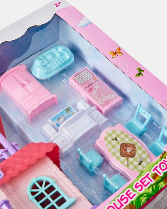 Прекрасна къща за кукли вила с ефекти