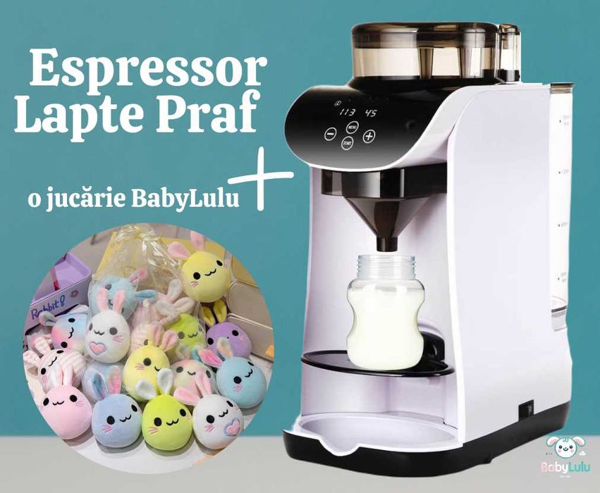 BabyLulu – Espressor Lapte Praf pentru Bebeluși + Cadou!