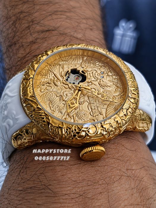 INVICTA Katana automatic white/gold  50 mm, Инвикта нов мъжки часовник