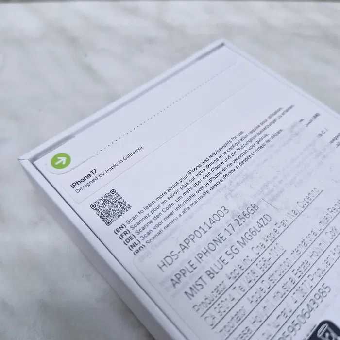 Telefon Apple iPhone 17 Blue 256gb Sigilat Zeus Amanet Rahova 34687