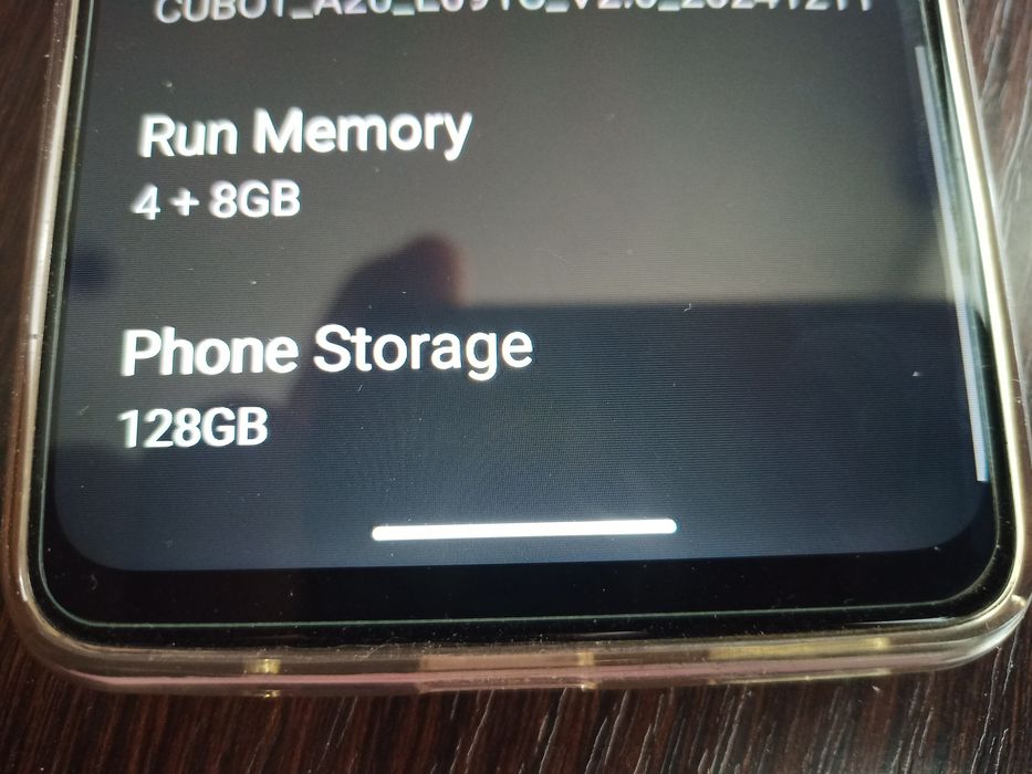 Cubot A20, RAM 12 (4+8), ROM 128 GB