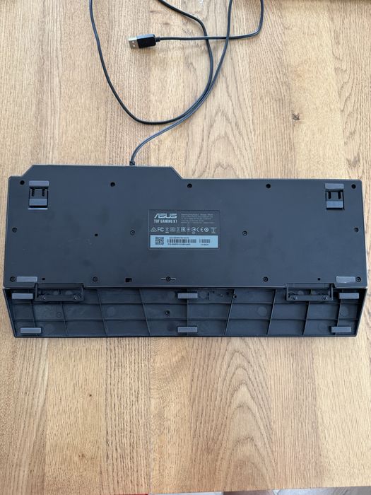 ASUS TUF Gaming K1 RGB + wrist rest – Page Down remapat