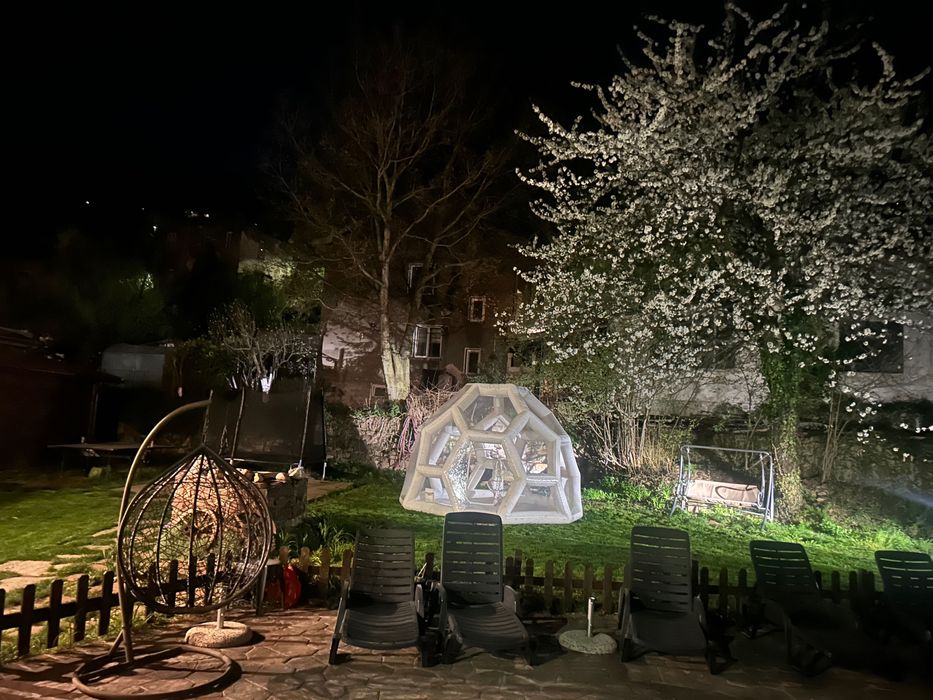 Прозрачна палатка надуваема