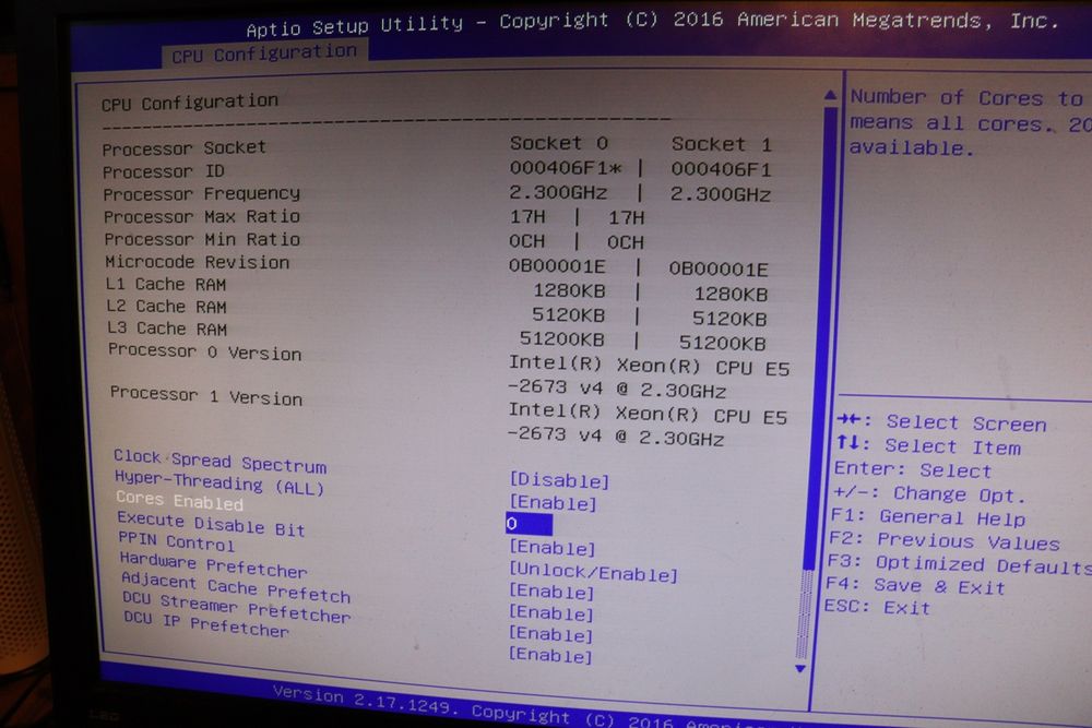 Kit Server / WS Placa de Baza SuperMicro X10DRi + 40 Cores [ 2 x E5-2673 V4] + 2U SuperMicro Heatsinks