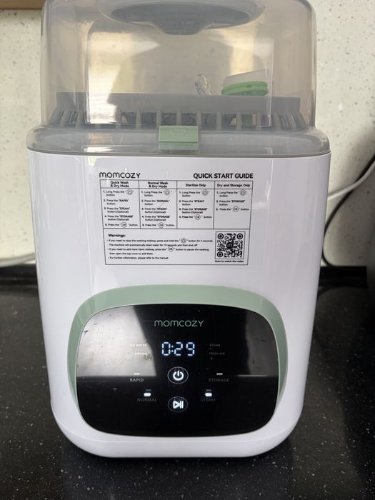 Momcozy KleanPal Pro - Уред за миене на бебешки шишета и съдове и стерилизатор 2 в 1