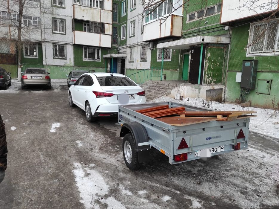 Грузоперевозки на легковом прицепе