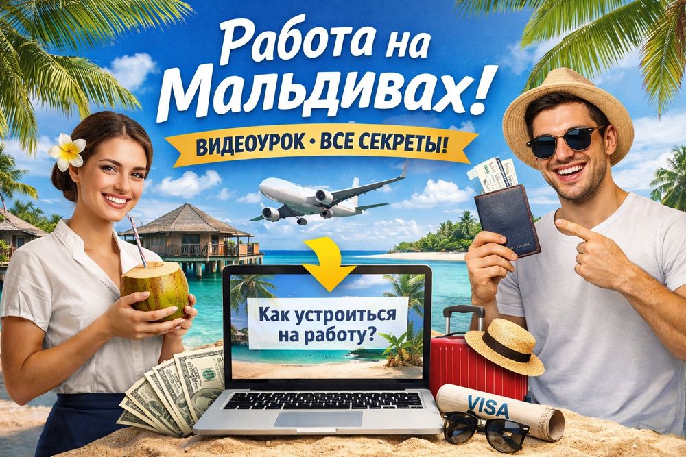 Курс Работа на Мальдивах видеоурок