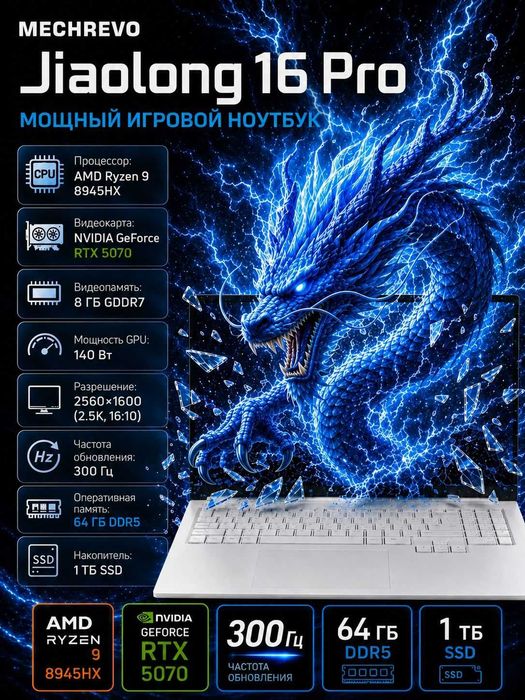 Mechrevo Jiaolong 16 Pro | 5070 | 7845hx | 32GB | 1TB SSD