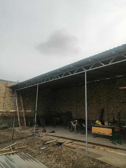 Услуги сварщика навес перила решётки лестнице любие услуги