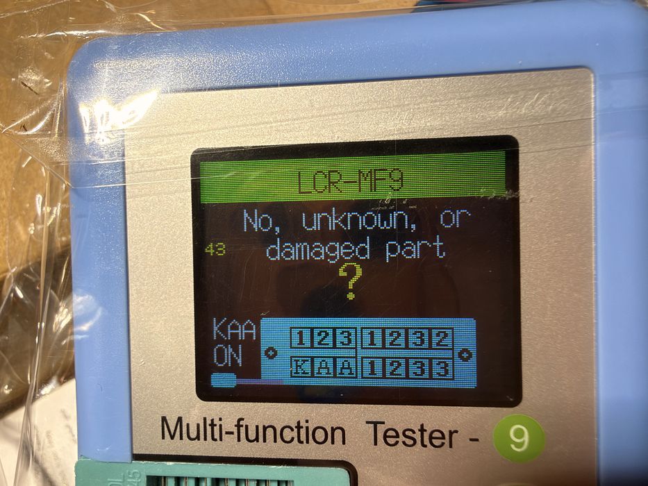 Tester Componente electronice LCR MF9