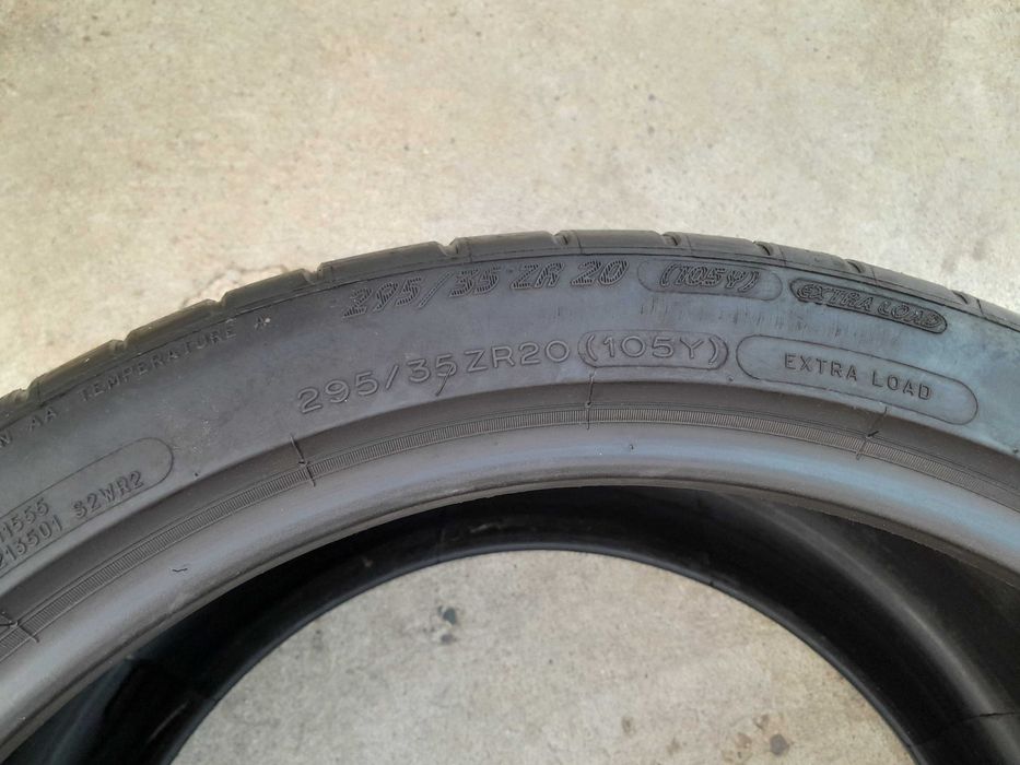O anvelopa de vara 295 35 20 michelin super sport profil de 7 mm