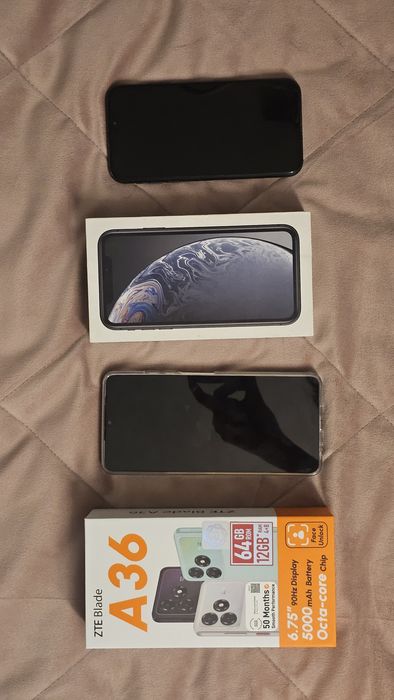iPhone Xr & Zte Blade A36