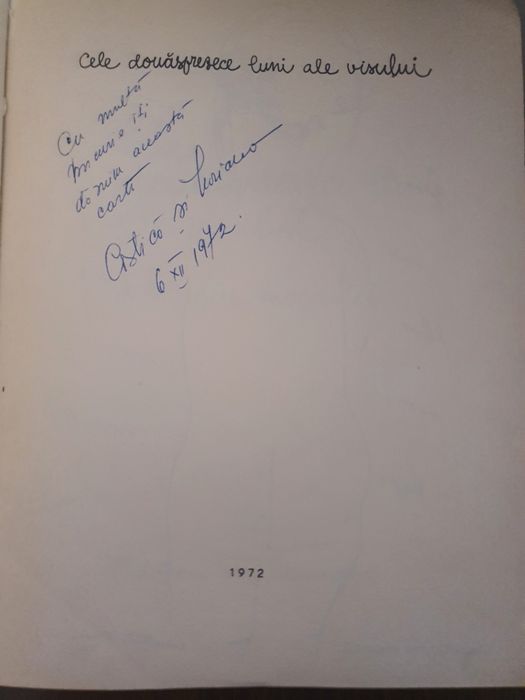 Antologia Inocentei  Cele douasprezece luni ale visului-Iordan Chimet 1972