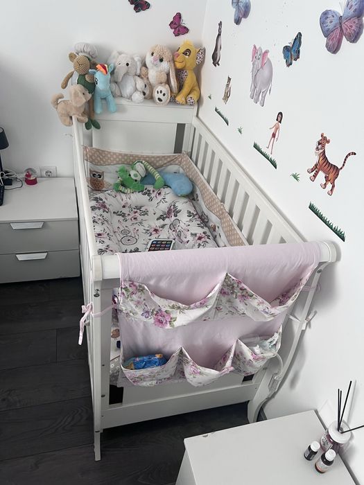 Patut bebe laterale detasabile