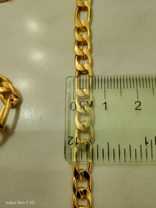 Lănțișor cu cruce placat 18k