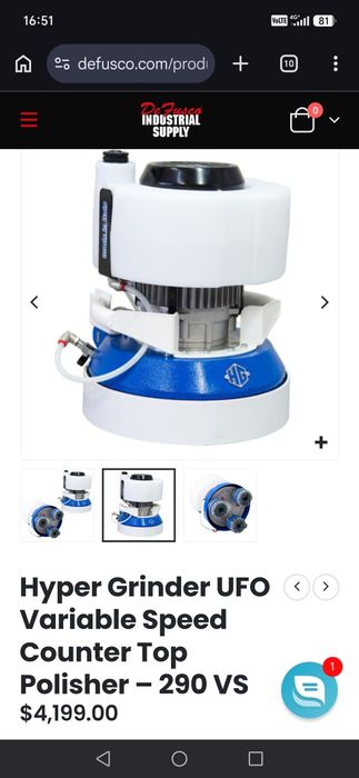 HG HYPER GRINDER, модель Counter Top 290 Variable Speed 220-50Hz
