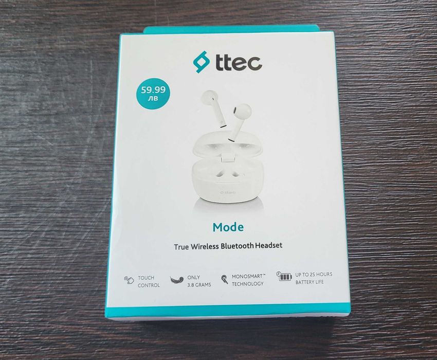 Безжични слушалки ttec чисто нови неразпечатани.