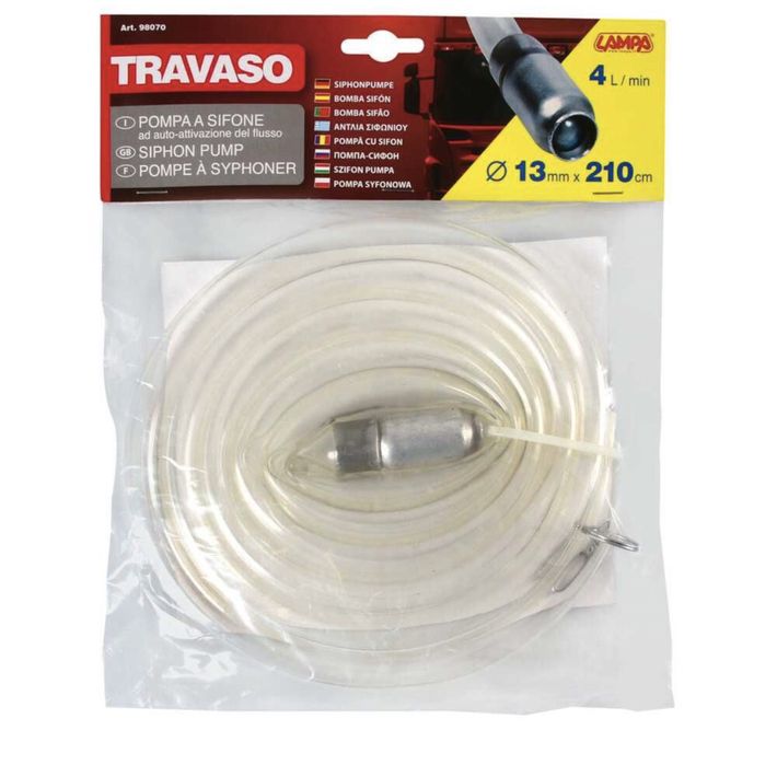 Ръчна Помпа за гориво Маркуч за източване на гориво вода