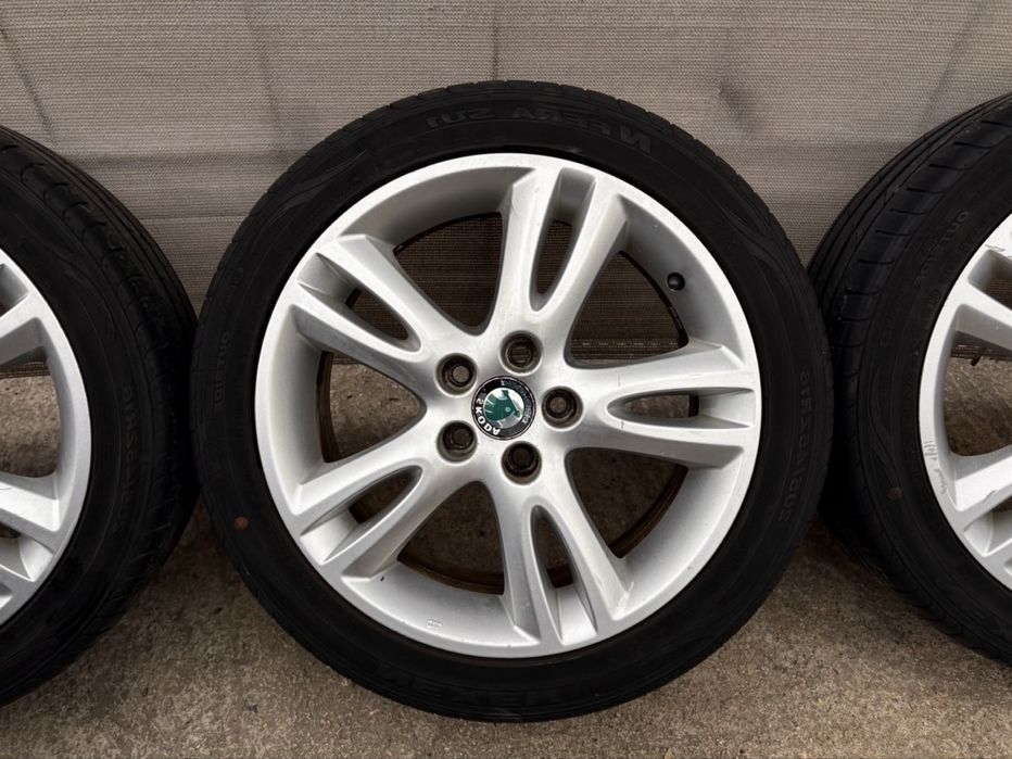 4бр. Алуминиеви джанти с гуми 205/45 R16 Skoda Fabia VRS, Vw,  5x100