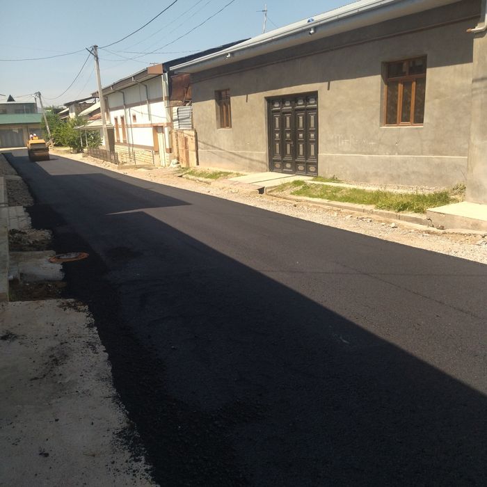 Asfalt yotqizish va latok  bardiyor ustanovka