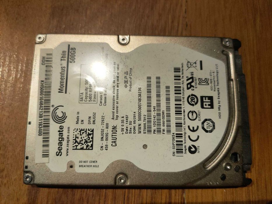 Hard Disk HDD 1TB 2.5 inch Laptop - 500GB 3.5 inch Desktop PC SATA3